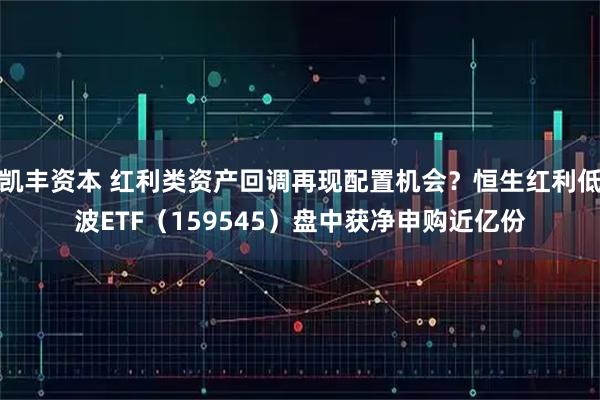 凯丰资本 红利类资产回调再现配置机会？恒生红利低波ETF（159545）盘中获净申购近亿份