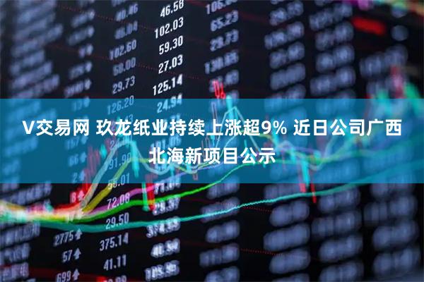 V交易网 玖龙纸业持续上涨超9% 近日公司广西北海新项目公示
